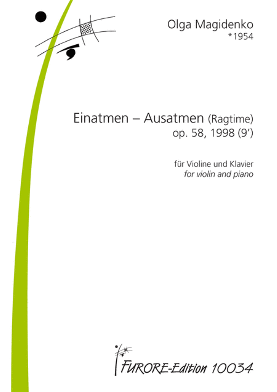 Einatmen-Ausatmen (op. 58) Violin Solo scores gallery preview page 1