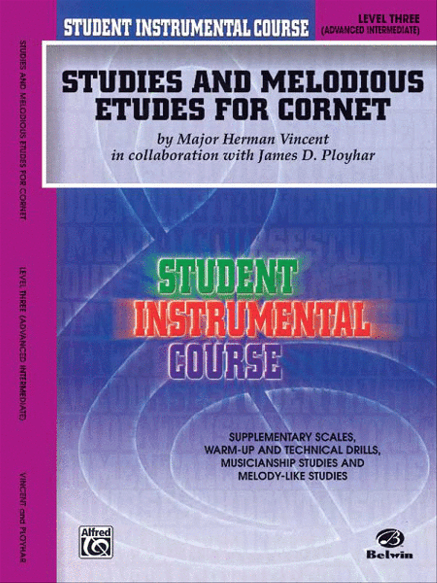 Student Instrumental Course Studies and Melodious Etudes for Cornet Cornet scores gallery preview page 1