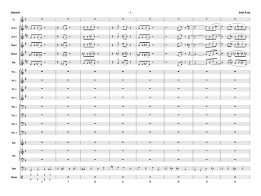 Stro's Place Stro's Place Jazz Ensemble scores gallery preview page 3
