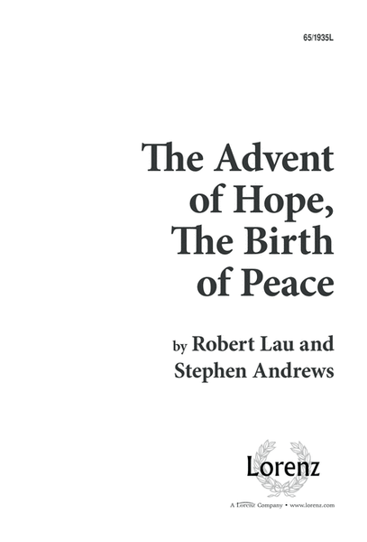 The Advent of Hope, the Birth of Peace