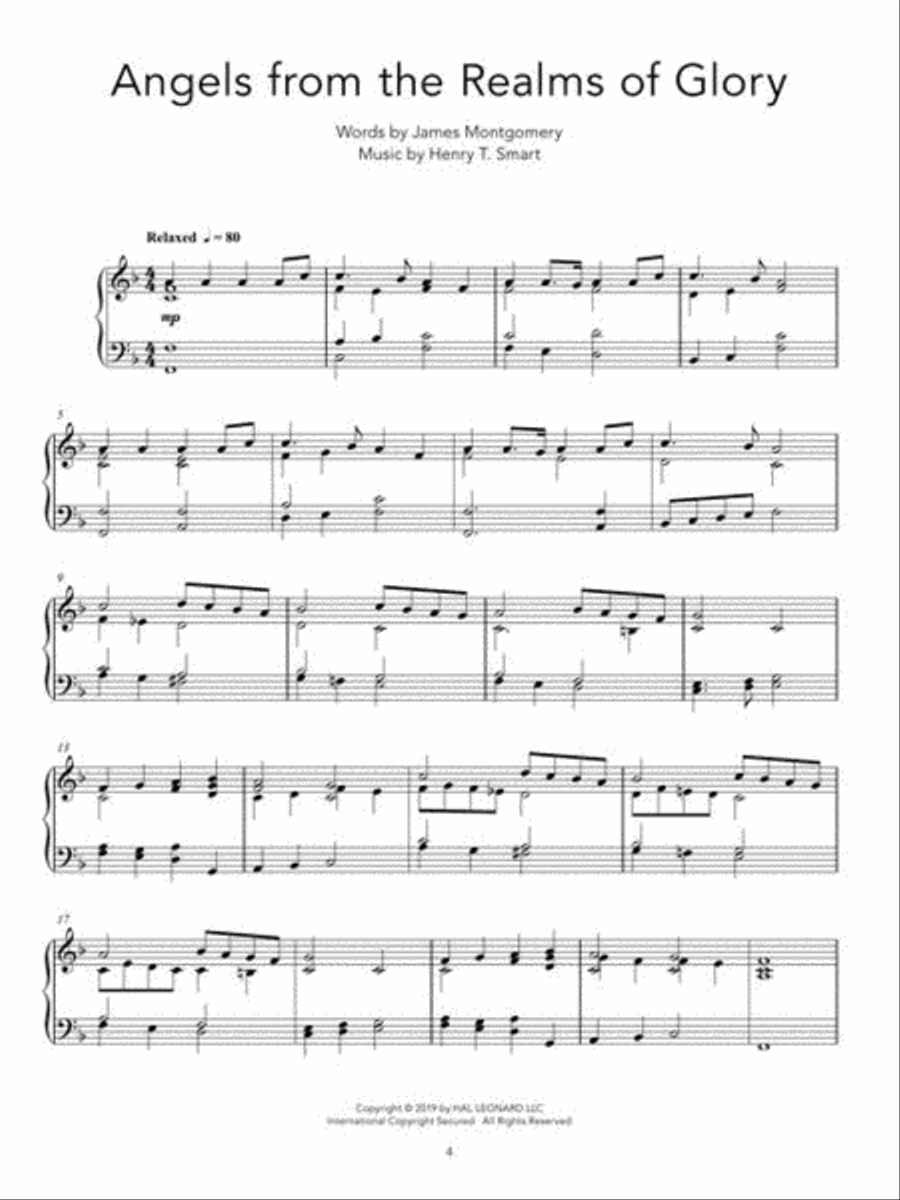 Peaceful Christmas Piano Solos Piano Solo scores gallery preview page 4