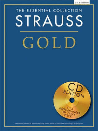 Book cover for The Essential Collection Strauss Gold Book/CD
