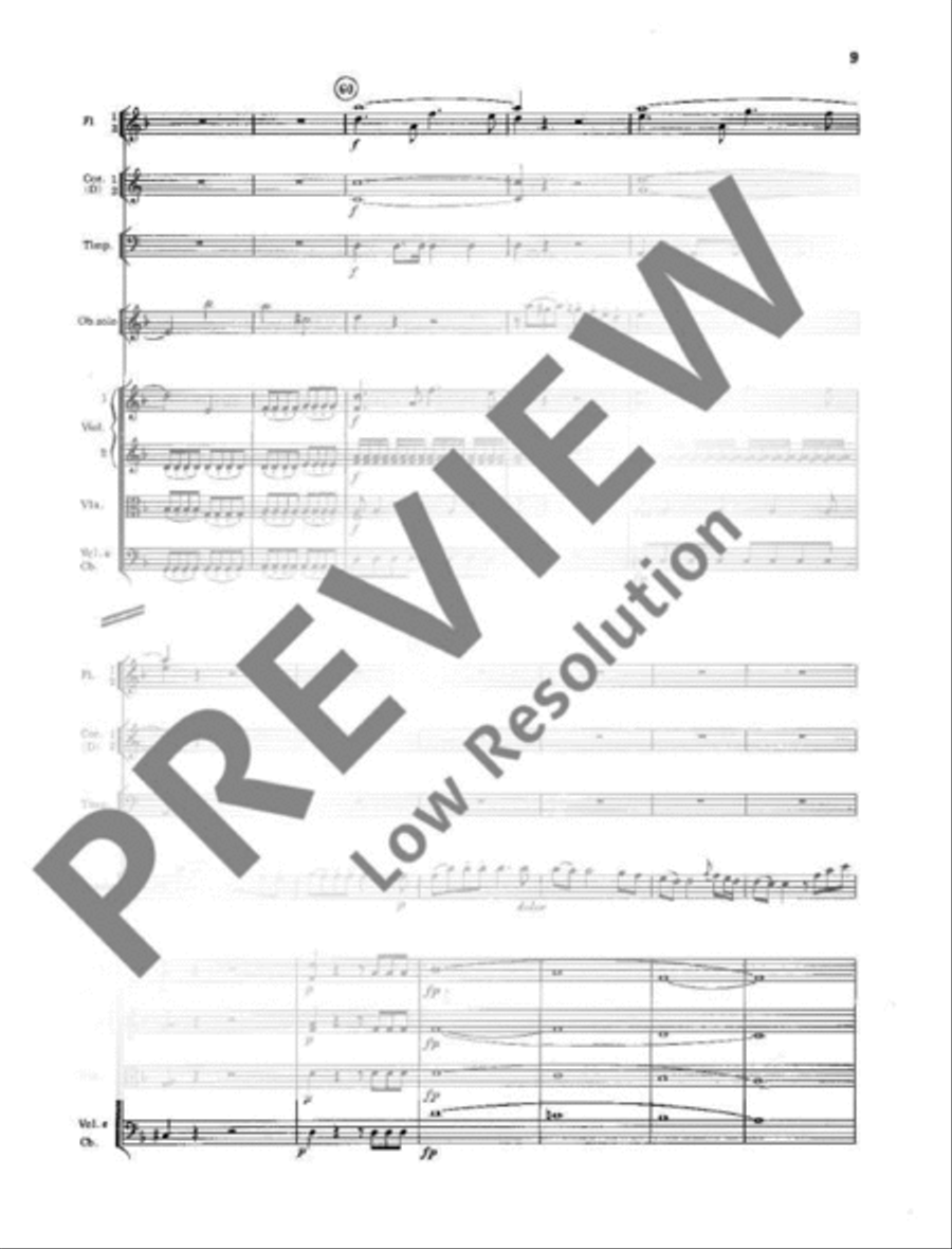 Concerto No. 1 D minor Orchestra scores gallery preview page 10