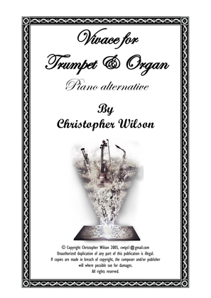 Vivace for Trumpet and Organ - Piano accompaniment alternative