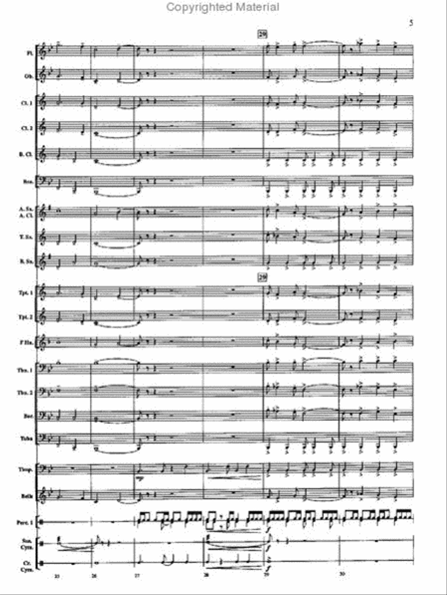 On Freedom's Wings On Freedom's Wings Concert Band scores gallery preview page 6