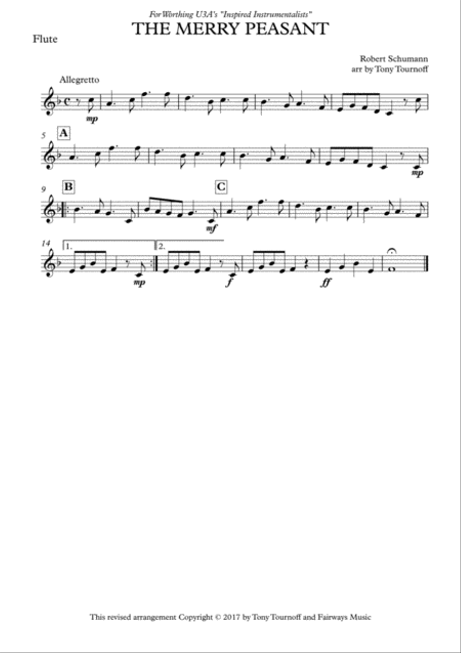 The Merry Peasant (Mixed Ensemble) Small Ensemble scores gallery preview page 5