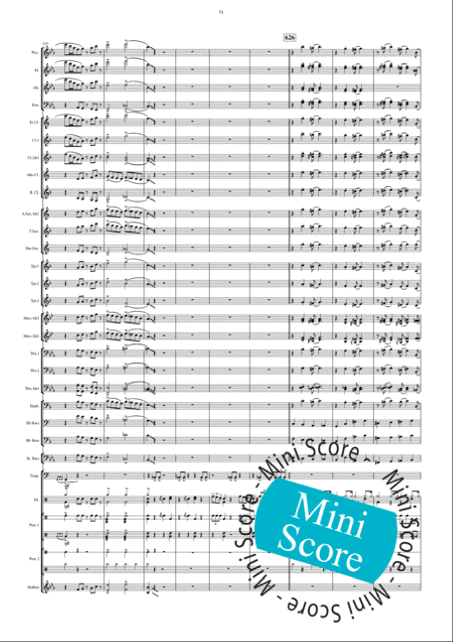 Car Concert Band scores gallery preview page 78