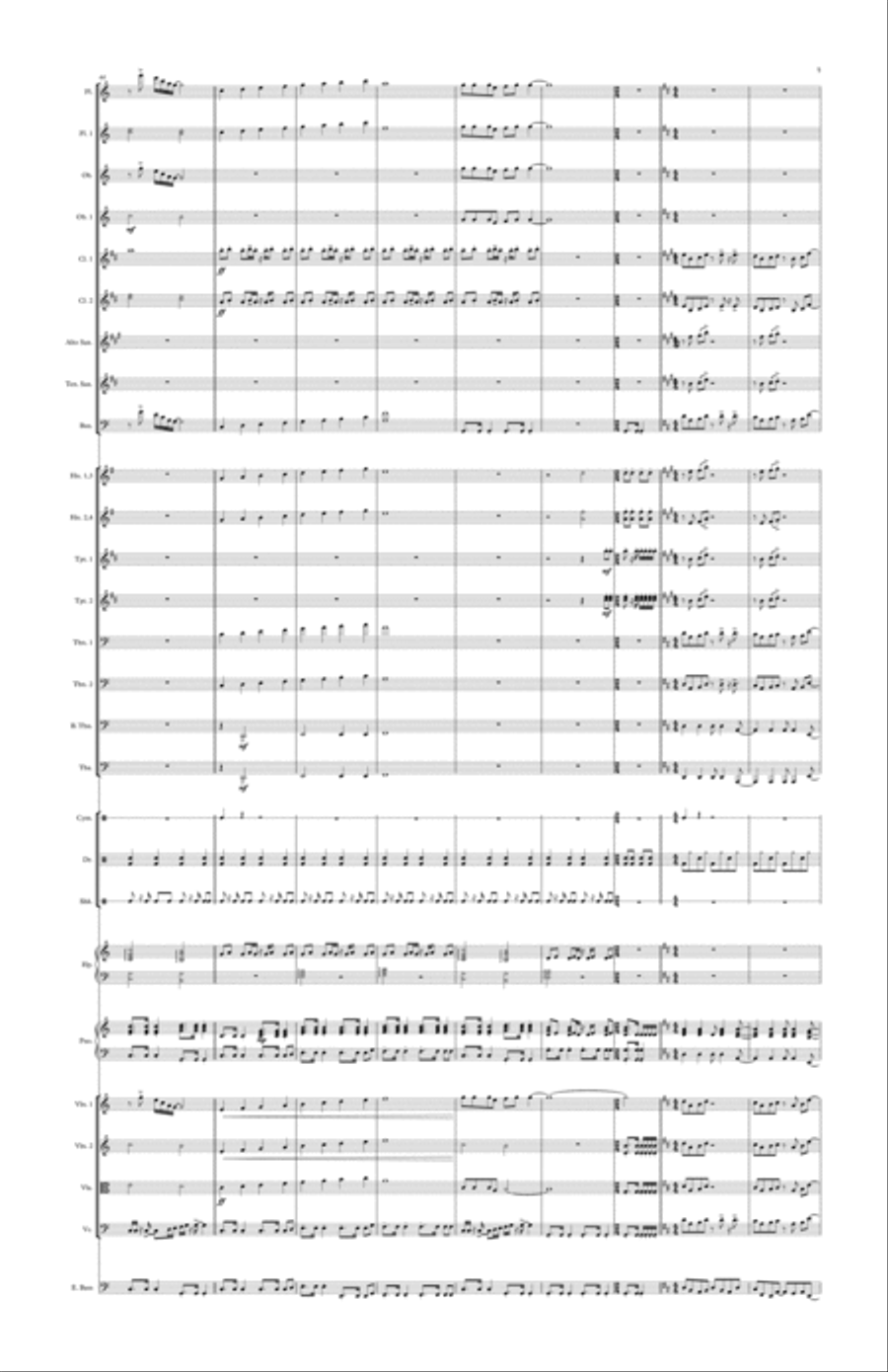 Come On Eileen Full Orchestra scores gallery preview page 5