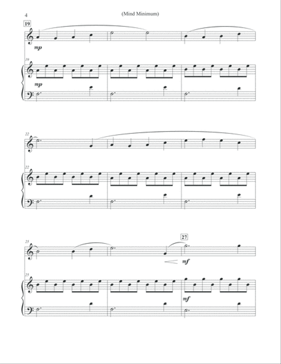 Mind Minimum - Flute & Piano Flute Solo scores gallery preview page 4
