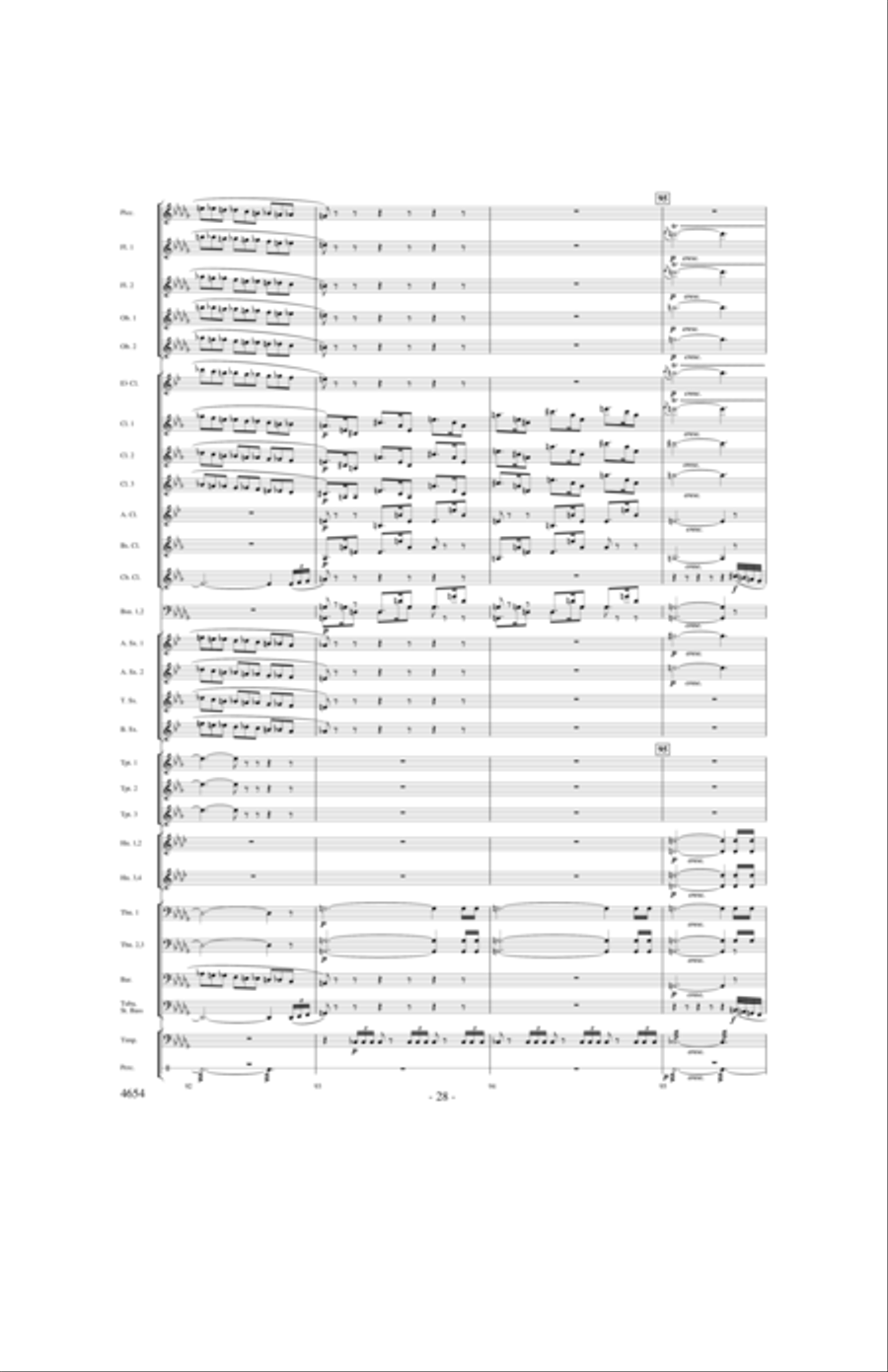 Ride of the Valkyries Concert Band scores gallery preview page 27