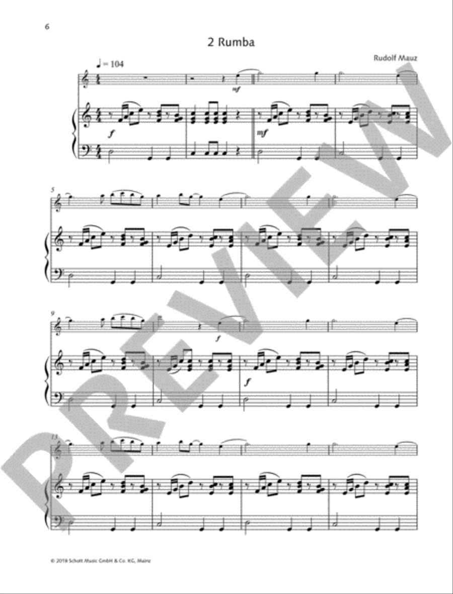Festival Latino: Samba * Rumba * Mambo Flute Solo scores gallery preview page 4