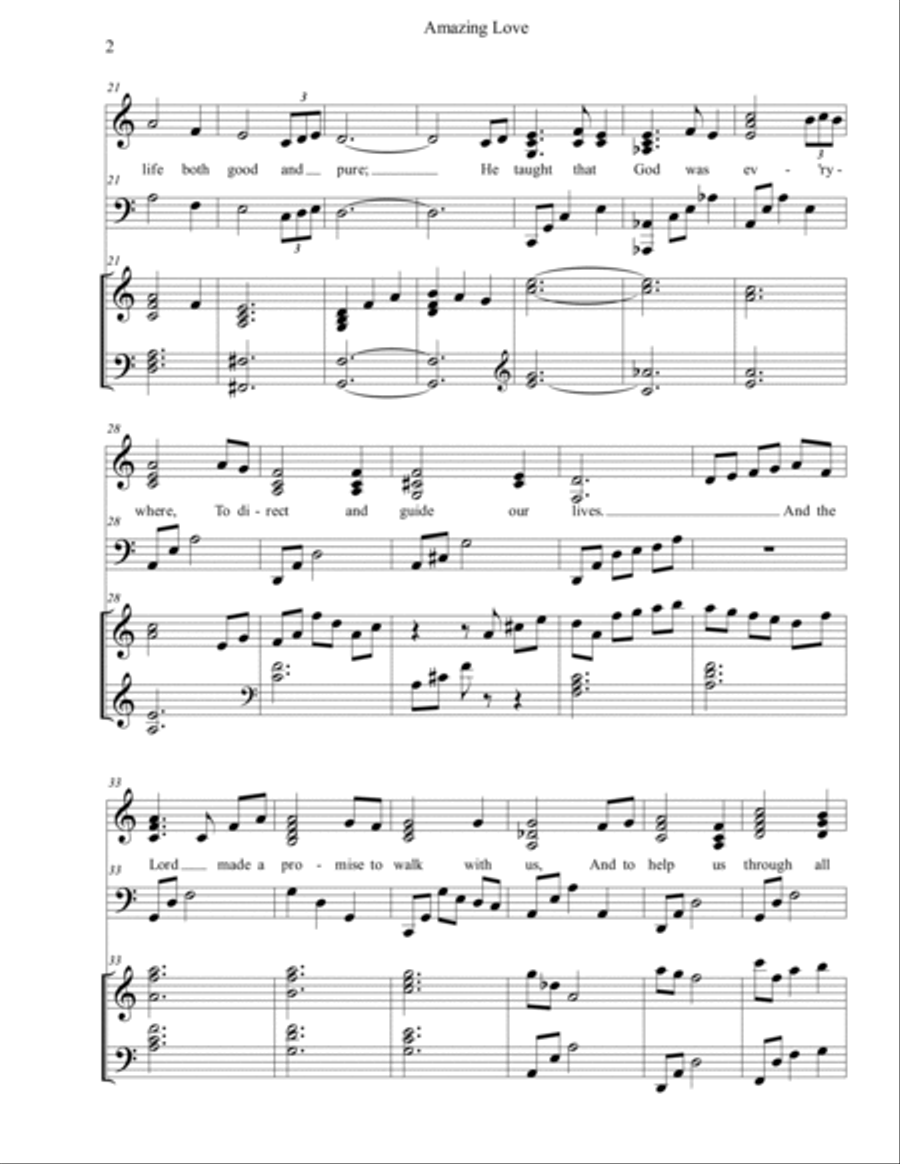 Amazing Love Small Ensemble scores gallery preview page 2