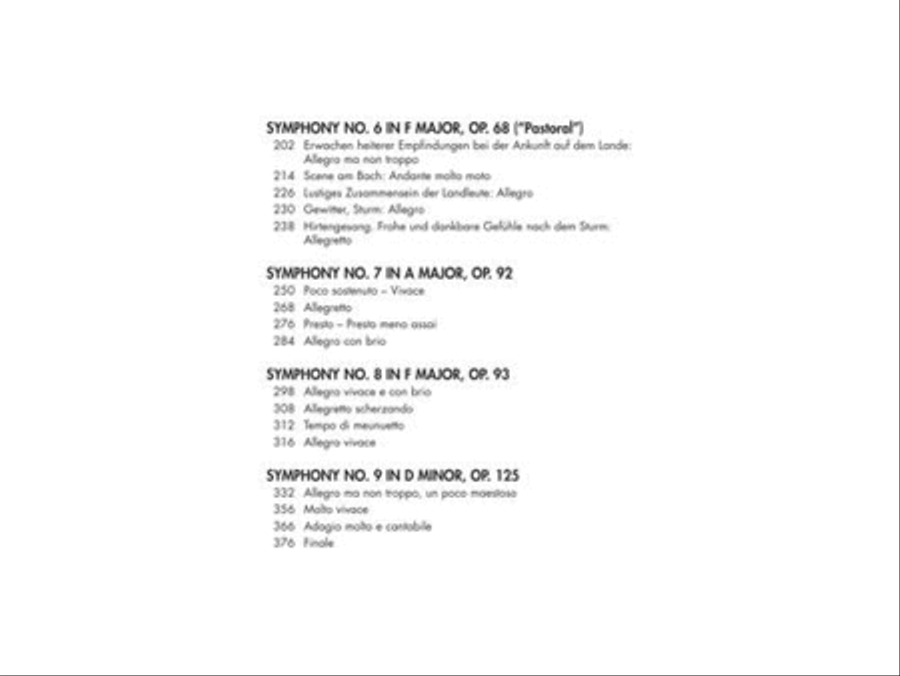 Beethoven Symphonies: Complete for 1 Piano, 4 Hands 1 Piano, 4-Hands scores gallery preview page 4