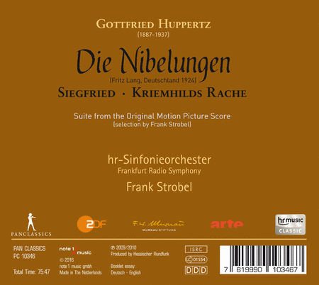 Gottfried Huppertz: Die Nibelungen (Suite of the Original Motion Picture Score)