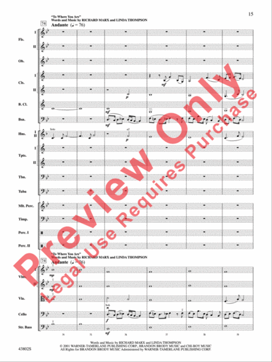 Josh Groban Gold Josh Groban Gold Full Orchestra scores gallery preview page 16