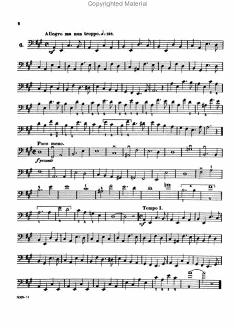 30 Etudes for the String Bass Double Bass scores gallery preview page 3
