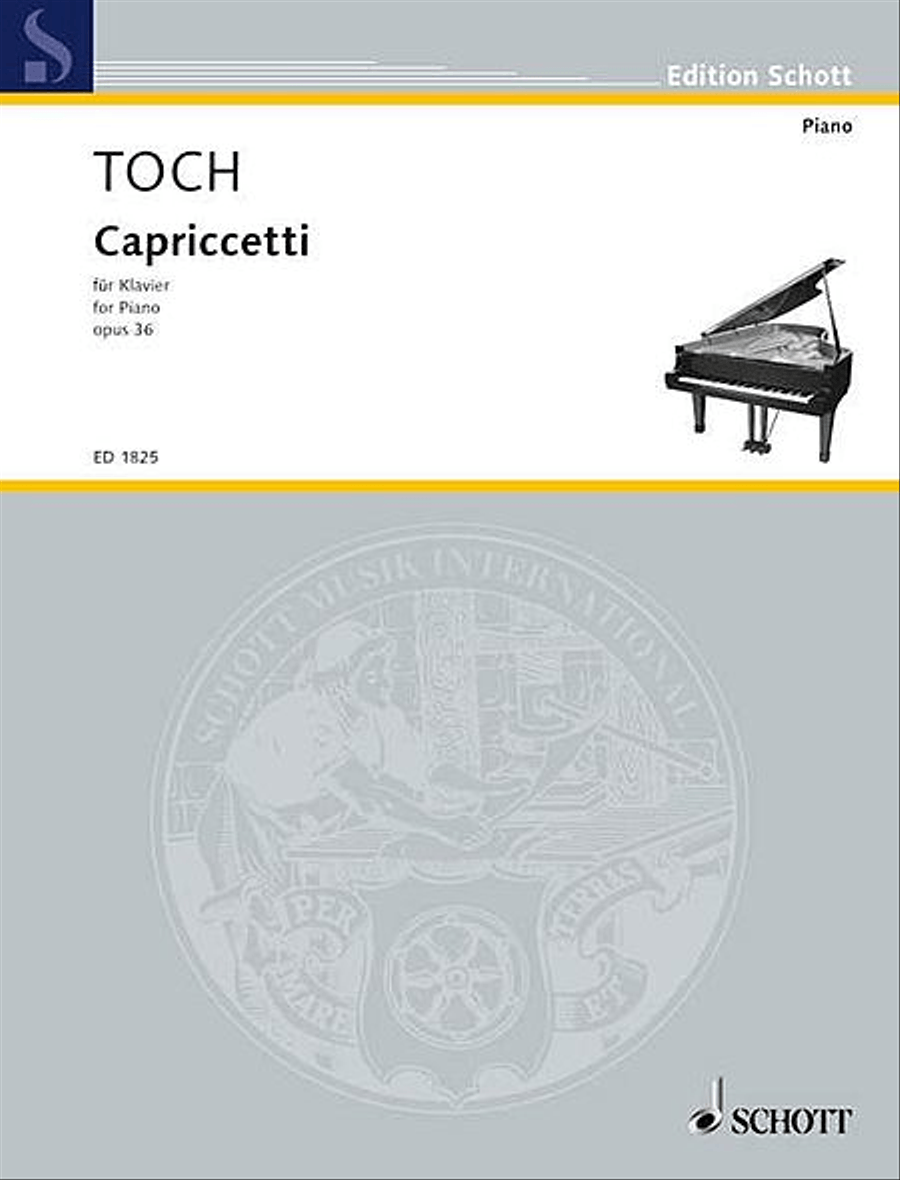 Capriccetti Op. 36 Piano Solo scores gallery preview page 1