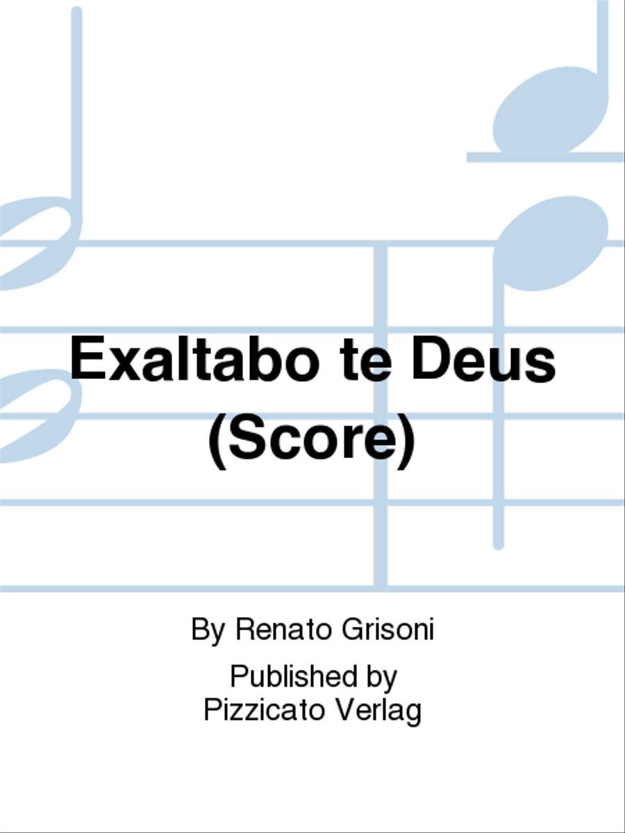 Exaltabo te Deus (Score) Score scores gallery preview page 1