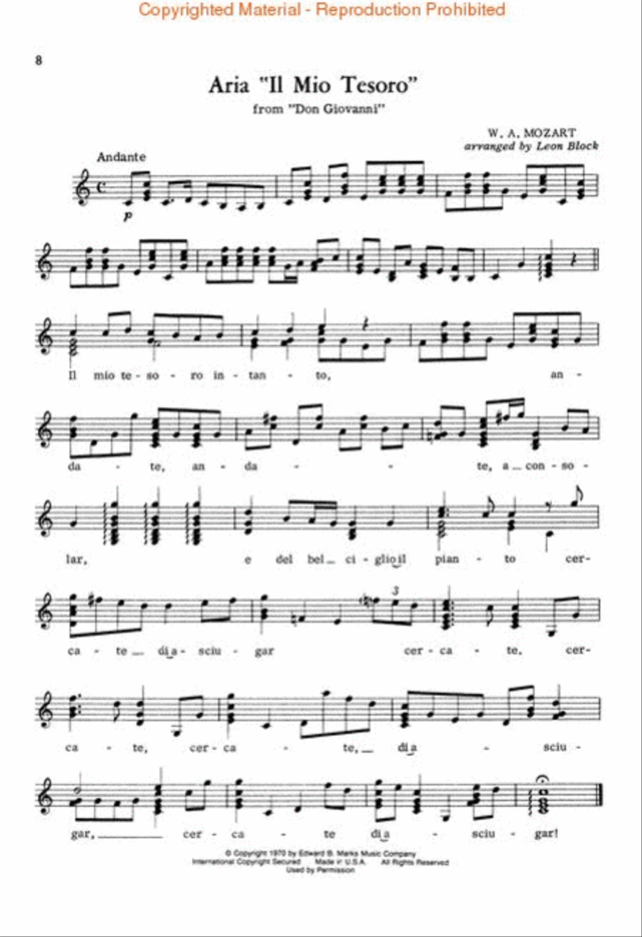 Mozart for Guitar Acoustic Guitar scores gallery preview page 4
