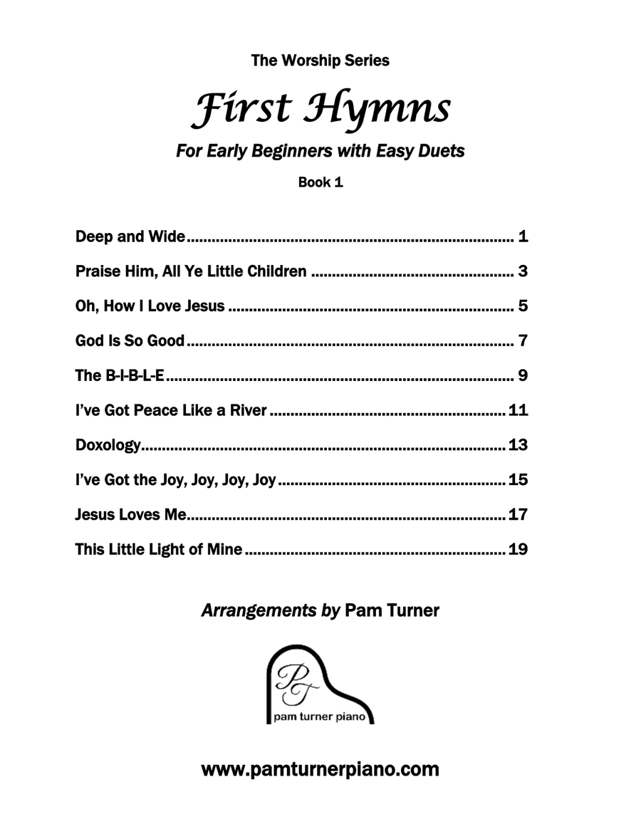 First Hymns for Early Beginners with Easy Duets Book 1 Easy Piano scores gallery preview page 4