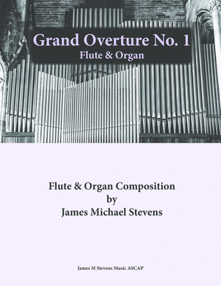 Book cover for Grand Overture No. 1 - Flute & Organ