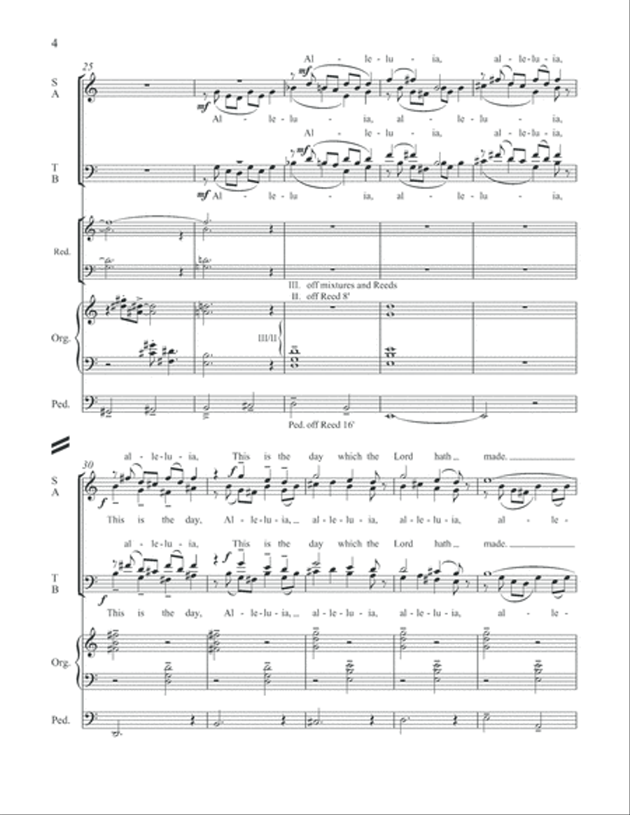 An Easter Introit An Easter Introit 4-Part scores gallery preview page 5