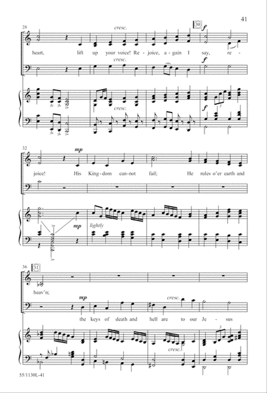 Journey to the Cross 3-Part scores gallery preview page 42
