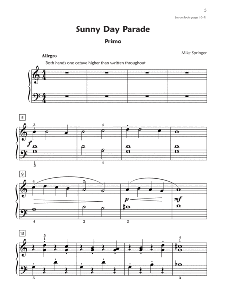 Premier Piano Course Duets, Book 2A