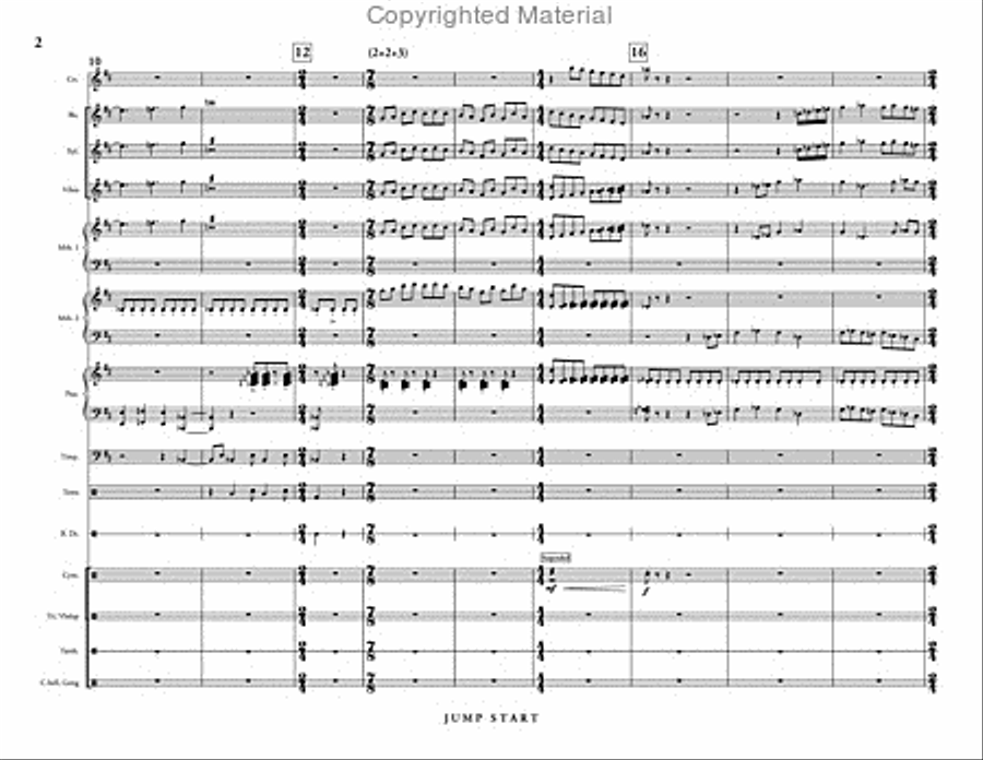 Jump Start Jump Start Percussion Ensemble scores gallery preview page 3