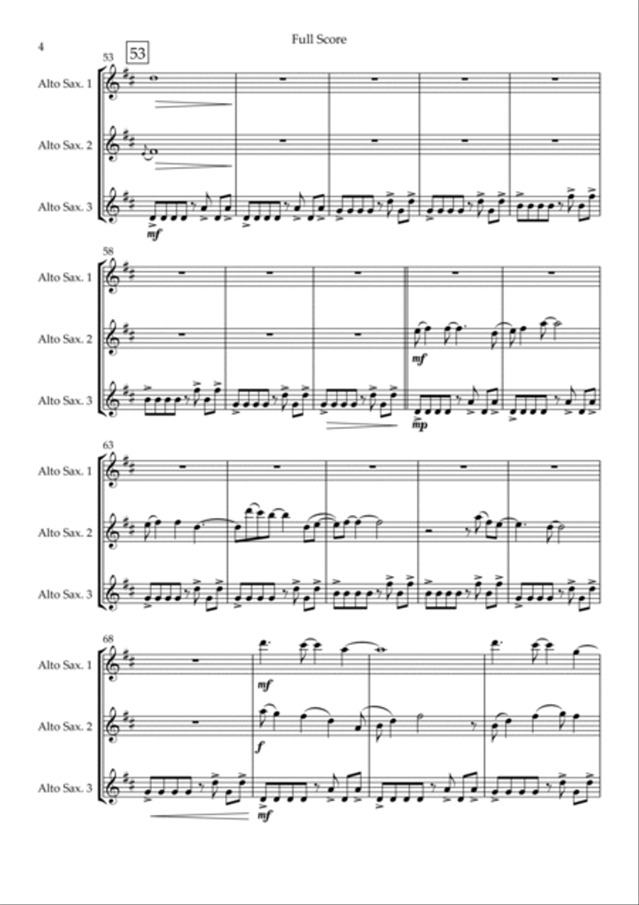 Without You Without You Woodwind Trio scores gallery preview page 4