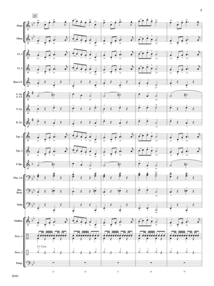 Stillmeadow Concert Band scores gallery preview page 7