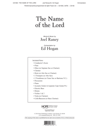 Book cover for In the Name of the Lord