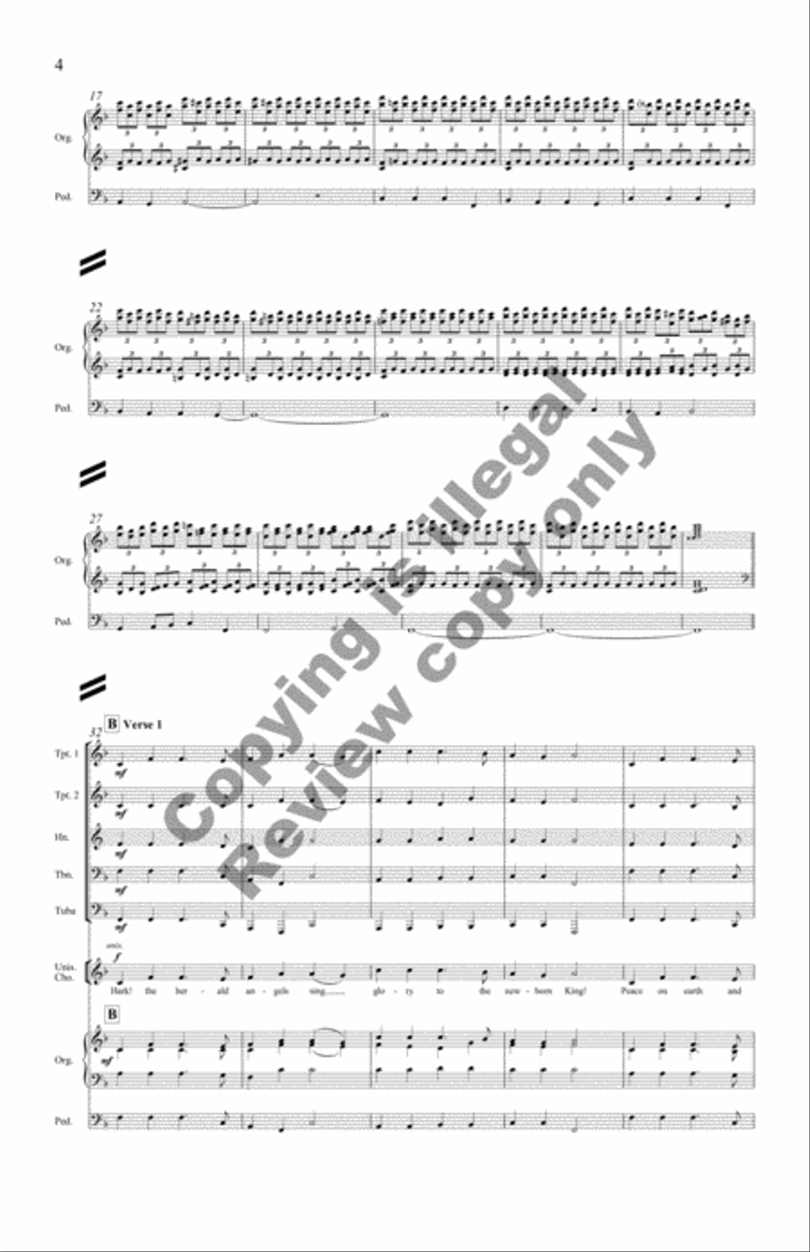 The Snow Lay On the Ground!: Nine Festive Carol Settings (Complete Compilation Full Score) Choir scores gallery preview page 6