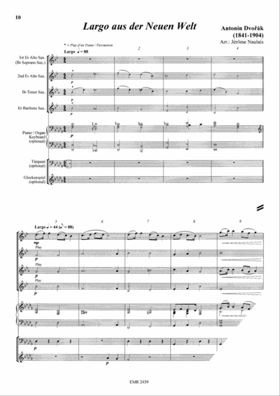 Album Volume 9 Album Volume 9 Saxophone Ensemble scores gallery preview page 5