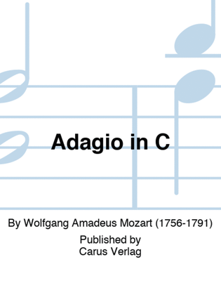 Book cover for Adagio in C