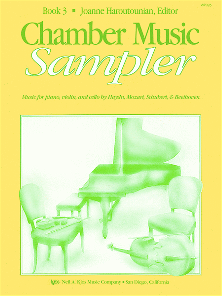 Chamber Music Sampler, Book 3 Piano Trio scores gallery preview page 1