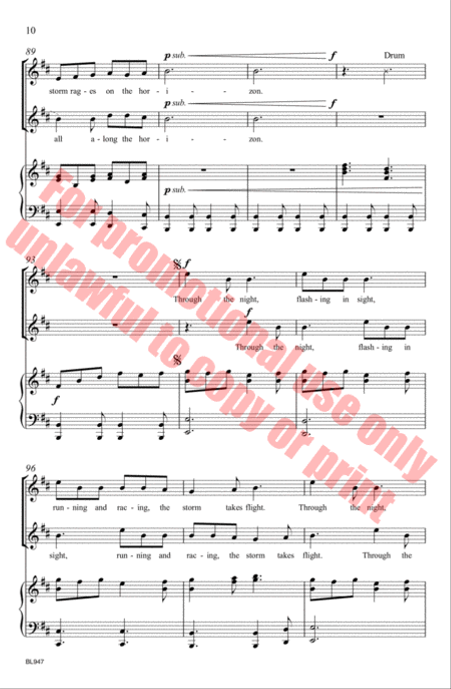 Storm Choir scores gallery preview page 11