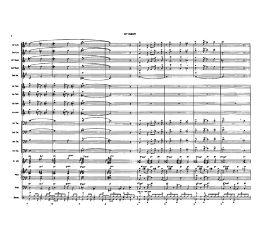 Muy Caliente! Jazz Ensemble scores gallery preview page 8