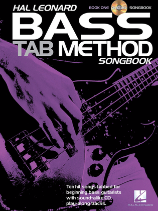 Book cover for Hal Leonard Bass Tab Method Songbook 1