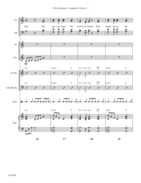 Celtic Hosanna - Instrumental Ensemble Score and Parts