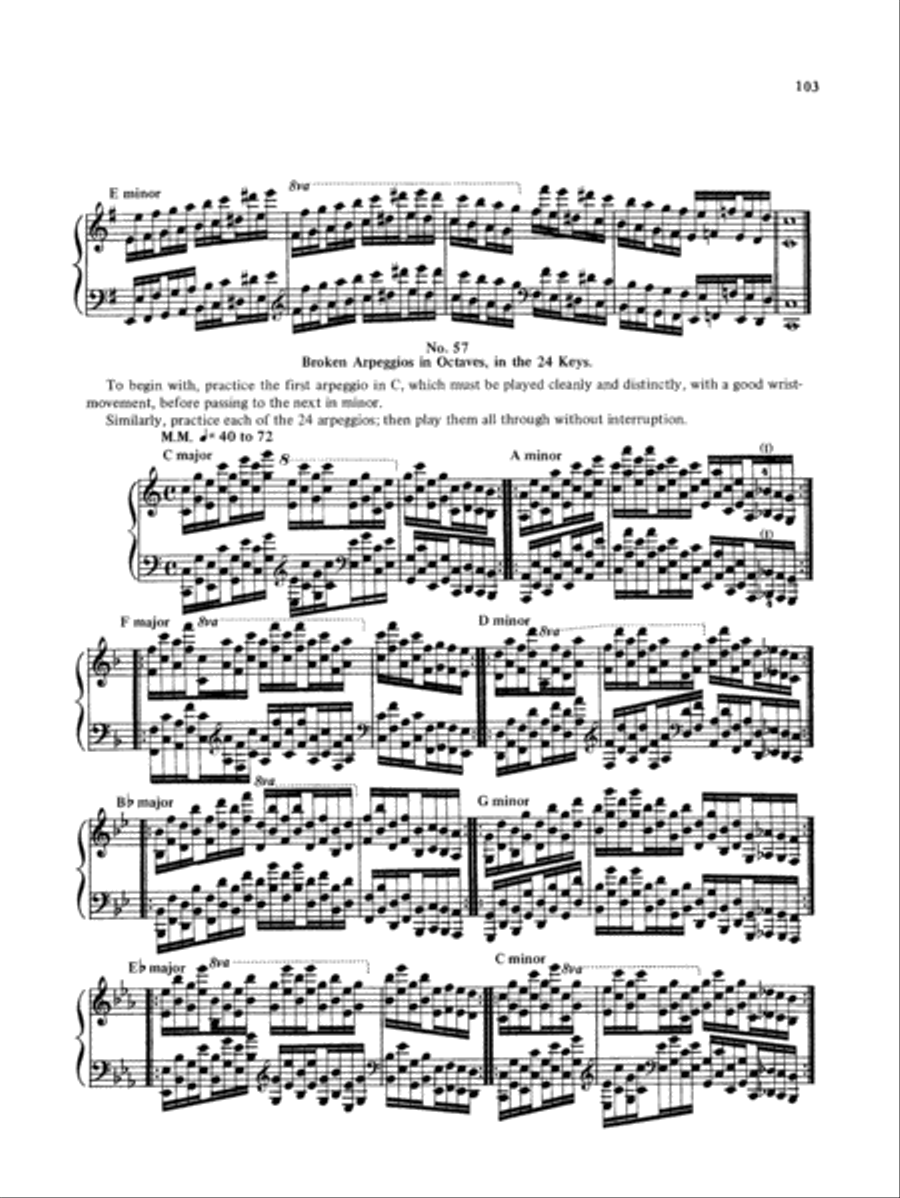 Hanon: The Virtuoso Pianist (Complete) Piano Solo scores gallery preview page 1
