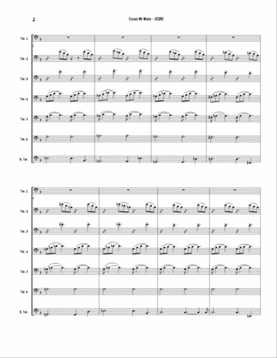 Colour My World Small Ensemble scores gallery preview page 3
