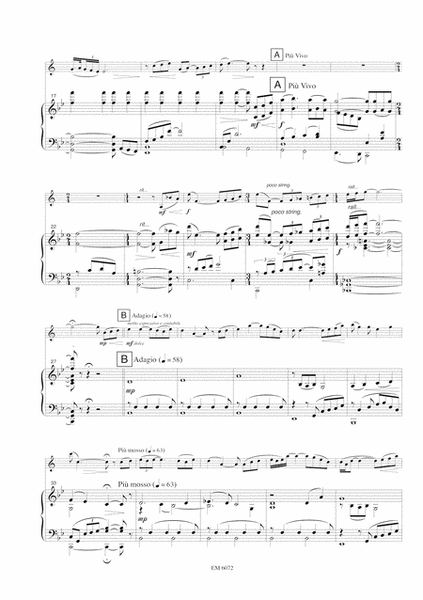 Elegy for Bass Clarinet and Piano