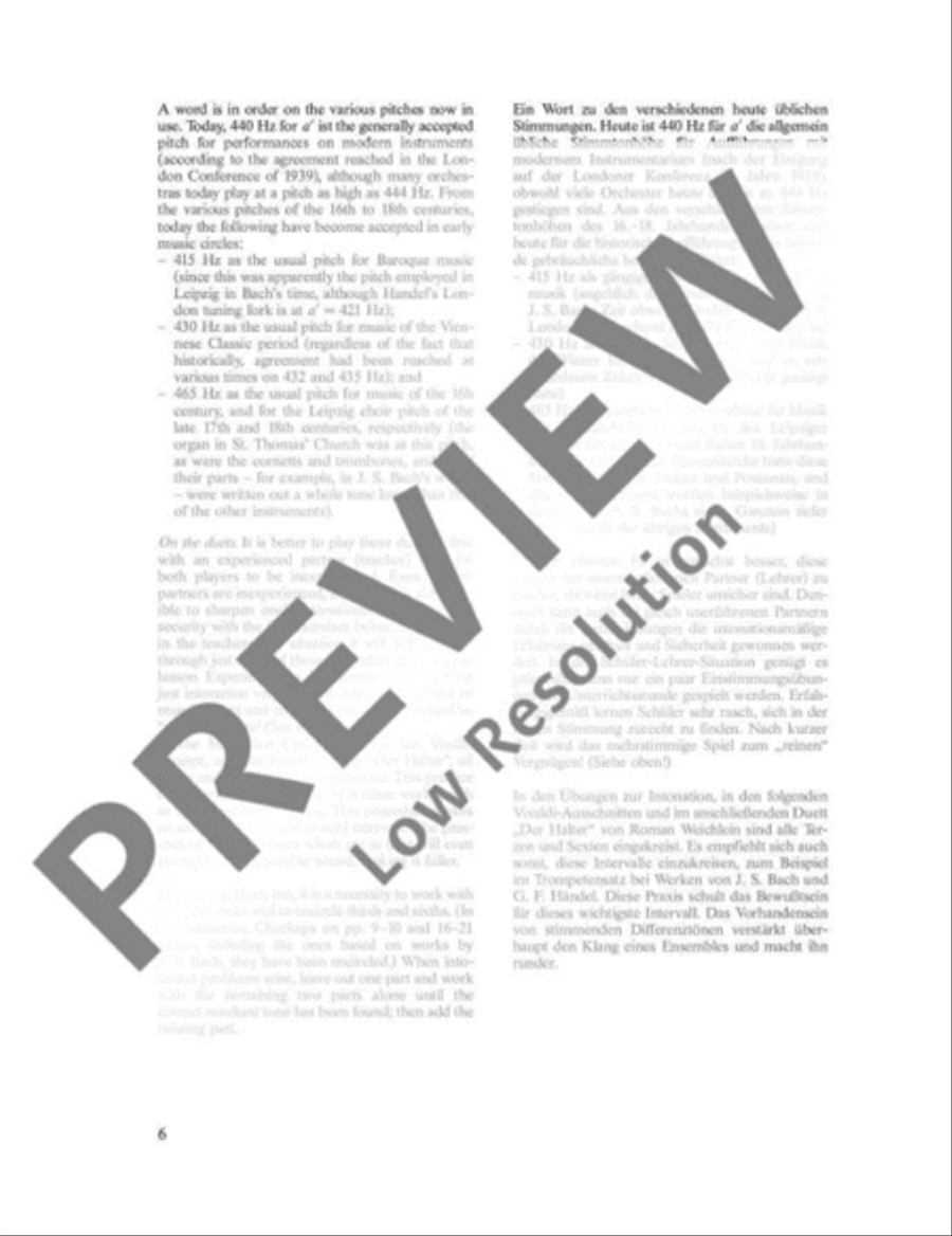 The Art of Baroque Trumpet Playing Trumpet Trio scores gallery preview page 7