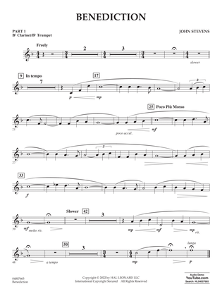 Benediction - Pt.1 - Bb Clarinet/Bb Trumpet