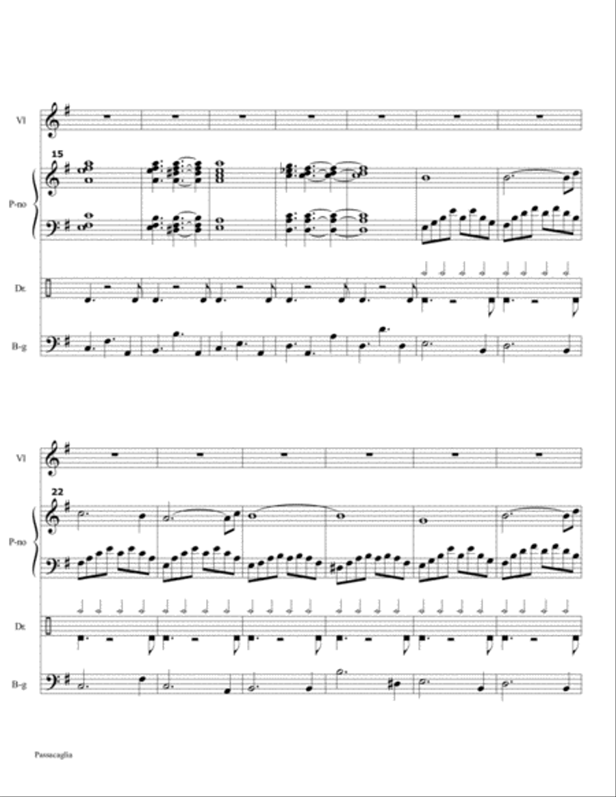 Passacaglia Small Ensemble scores gallery preview page 2