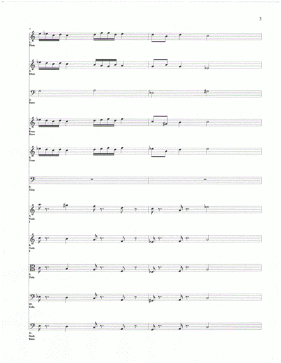 Timaeus 1st Movement Timaeus 1st Movement Small Ensemble scores gallery preview page 3