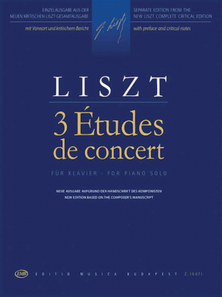 Book cover for 3 Études de Concert