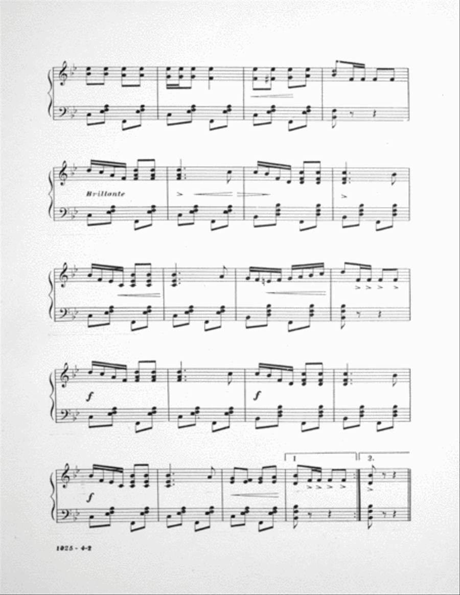 The Chicago Express March Two-Step Piano Solo scores gallery preview page 3