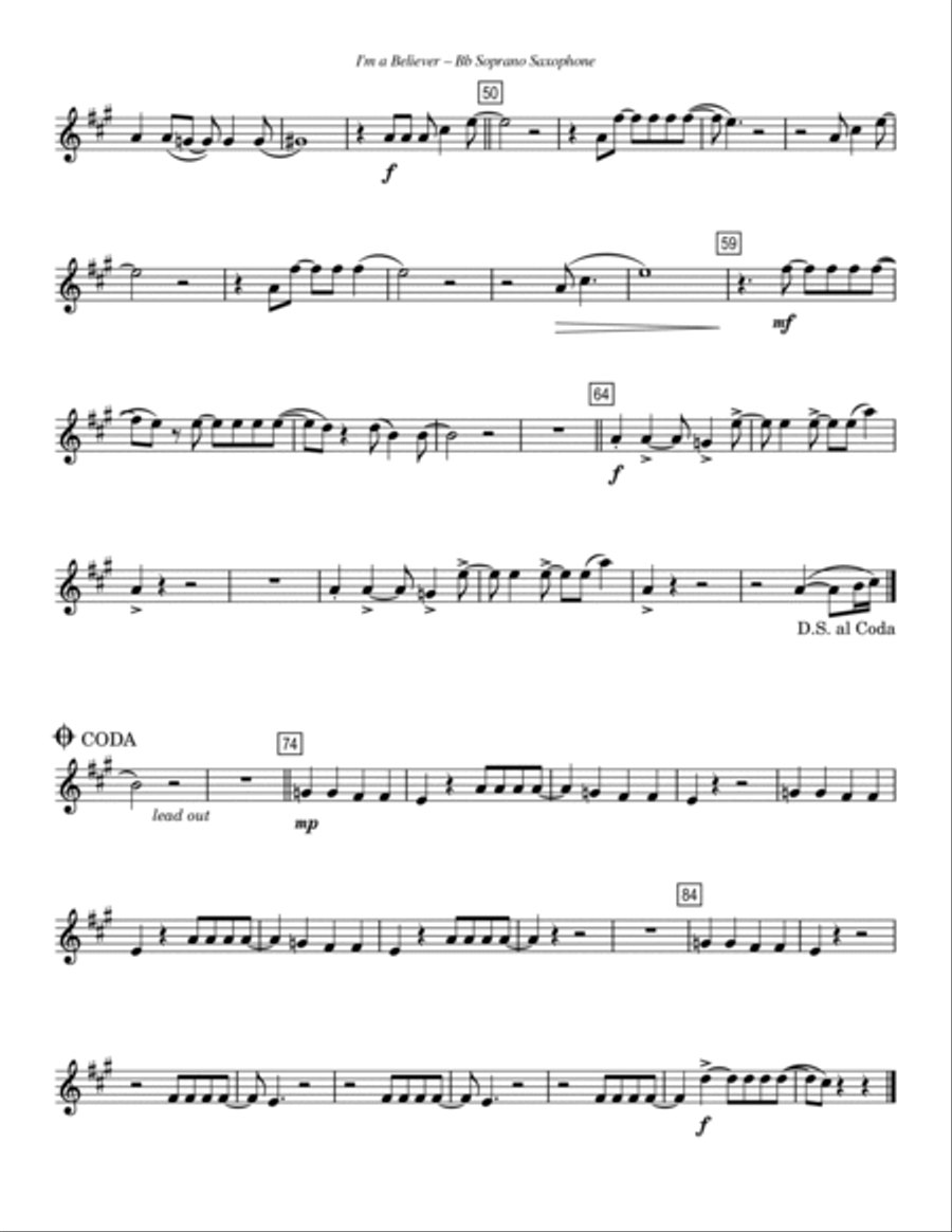 Believer saxophone shop